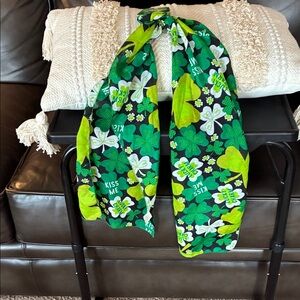 Green Shamrock Scarf